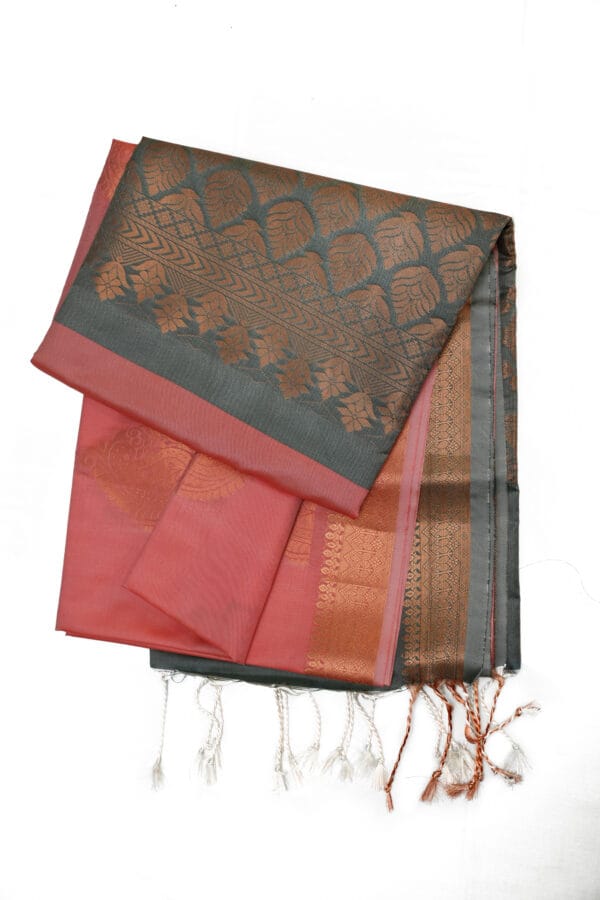 Pure Soft Silk Saree with Jacquard Border & Body Butta