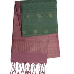 Pure Soft Silk Saree with Turning One-Side Border